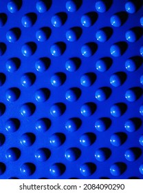 Blue bubble pattern with light and shadow