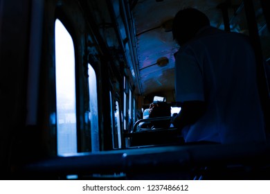 Blue in Bus