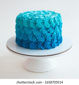 Blue Cake For Smash Cake