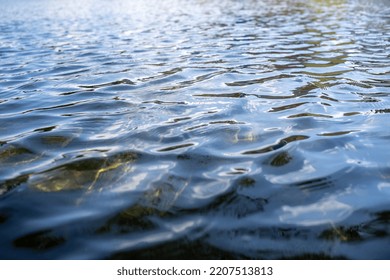 Blue Calm Lake Water - Background