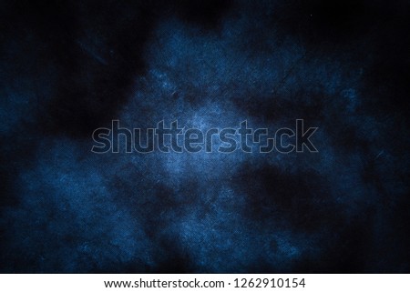 Blue canvas texture grunge background