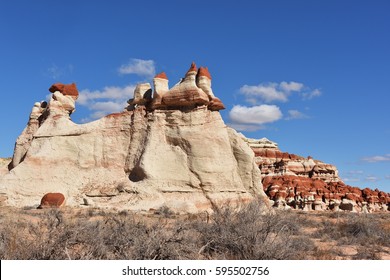 Blue Canyon Located In The Native American Reservation Near Tuba City, Arizona