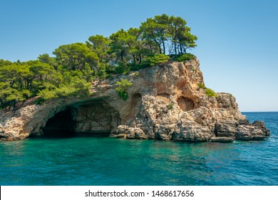 Blue Cave Of Alonissos, Sporades, Greece