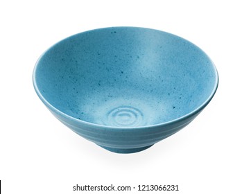 ceramic blue bowl