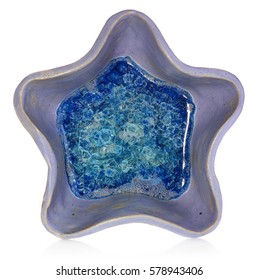 star shaped ceramic bowl