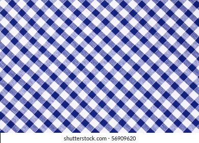 The Blue Checkered Tablecloth