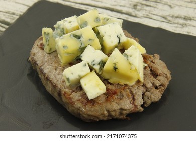 Blue Cheese On A Grilled Steak