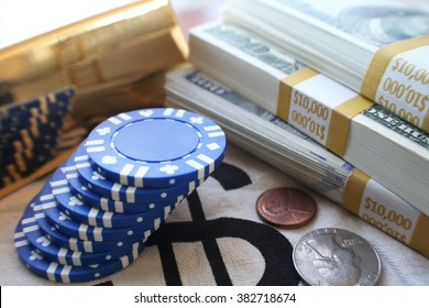 Blue Chip Stock Investment Stock Photo