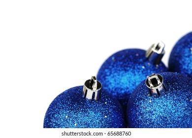 Blue Christmas Balls