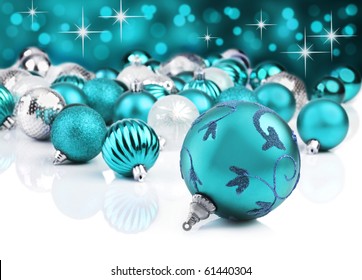 Imágenes, fotos de stock y vectores sobre Christmas Blue Background