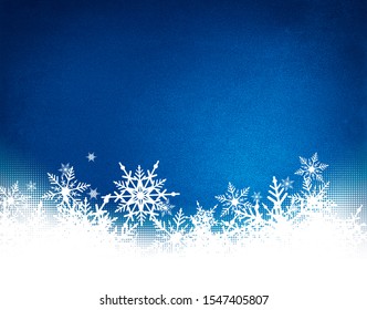 Blue Christmas Snowflakes Background For Chrismas