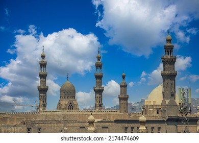 Blue Clouds With Mamluk Minarets
