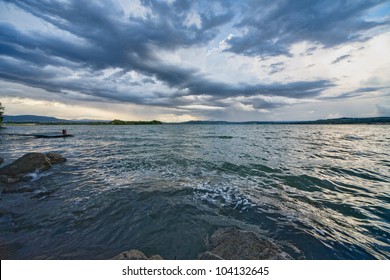 Blue Cloudy Dramatic Sky