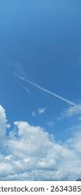 Blue cloudy sky for background 