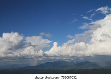 blue cloudy sky background