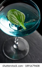 Blue Curaçao Cocktails. Blue Hawaiian Drink. Classic Tropical Cocktail. 