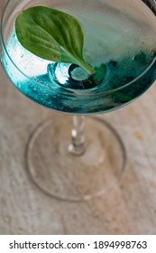 Blue Curaçao Cocktails. Blue Hawaiian Drink. Classic Tropical Cocktail. 