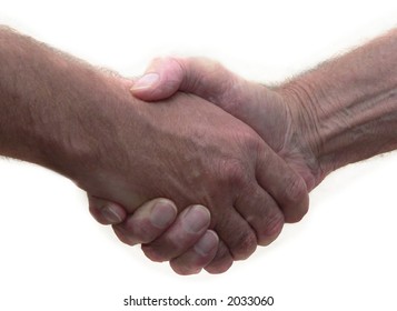 Blue Collar Hand Shake