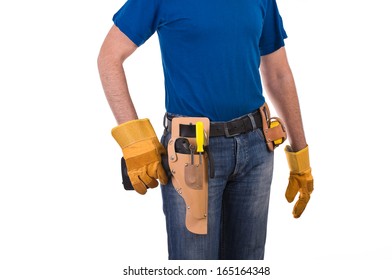 Blue collar worker. 