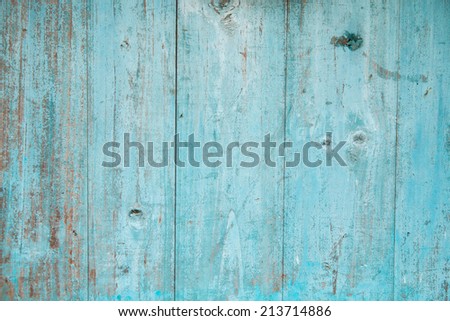 Blue color planks background 