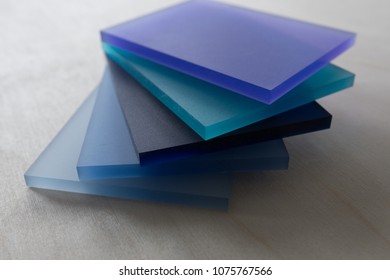 Blue Color Plexiglass, Cold Colors