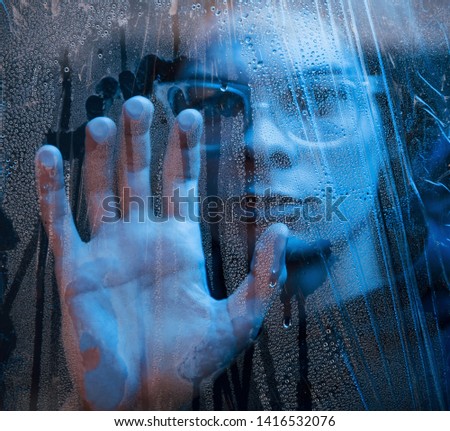 Similar – Image, Stock Photo lavender Human being