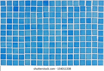 blue colored mosaic background tiles