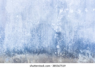 Blue Concrete Wall