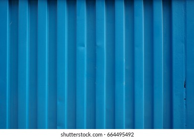 Blue Container Texture Close Up