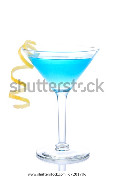 blue cosmopolitan drink