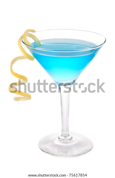 blue cosmopolitan drink