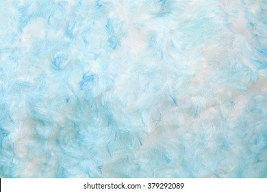 Blue Cotton Wool Texture