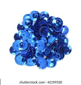 Blue Craft Sequins