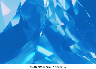 Blue Crystal Background