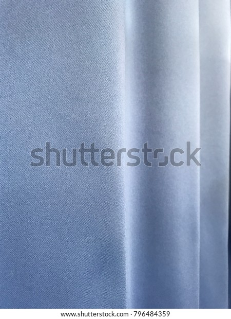 A Blue Curtain\
Fabric