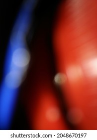 Blue dark background with different elements in a blur effect
