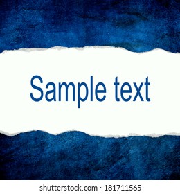 Blue dark background with space for text
