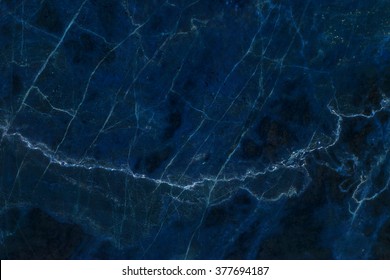 Blue Dark Marble Texture For Background