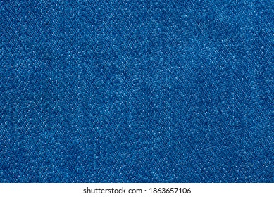 Blue Demin Fabric Texture Background.