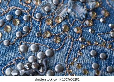Blue jeans and pearls