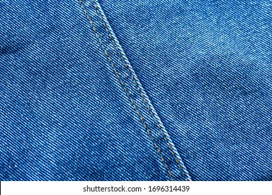 Blue Denim Old Frayed Fabric