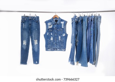 6,005 Denim jeans on hanger Images, Stock Photos & Vectors | Shutterstock