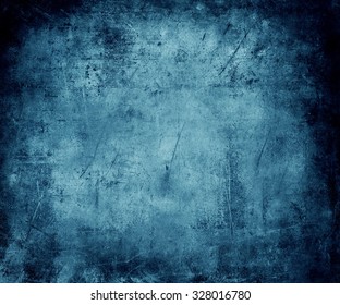 Blue Distressed Texture Background