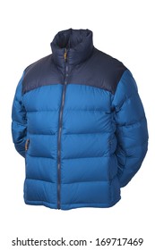 Blue Down Jacket 