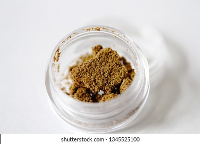 Blue Dream Bubble Hash Up Close 