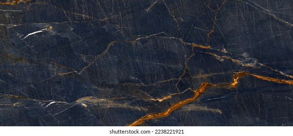 Blue exclusive marble stone background with brown veining pattern. very graceful appearance for the interior-exterior of the home decor, flooring, kitchen countertops, and bathroom vanities.