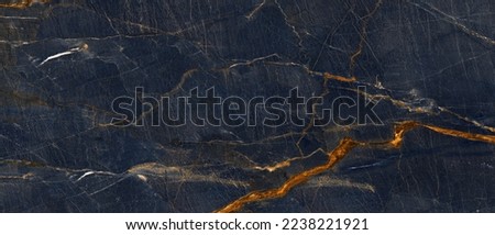 Blue exclusive marble stone background with brown veining pattern. very graceful appearance for the interior-exterior of the home decor, flooring, kitchen countertops, and bathroom vanities.