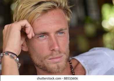 Blonde Blue Eyes Man Images Stock Photos Vectors Shutterstock