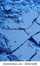 Blue Eye Shadow Crushed Texture Background