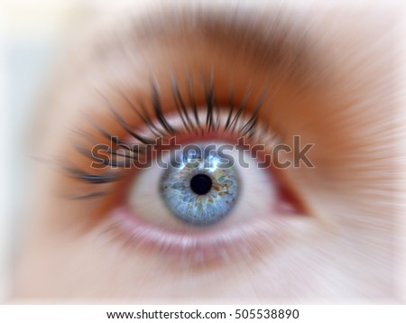 Similar – Image, Stock Photo fairy eyes Pupil Eyelash